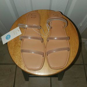 Clear Slide Sandals